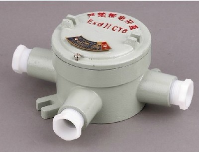 防爆器材-浙江乐清厂家AH-G1/2三通平盖防爆接线盒Ⅱ级防爆接线铝盒-防爆器材.